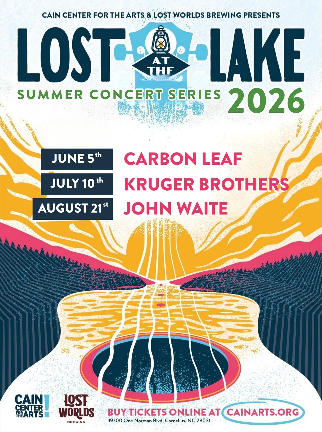 Lost at the Lake 2026 – Summer Concert Series in Cornelius, NC